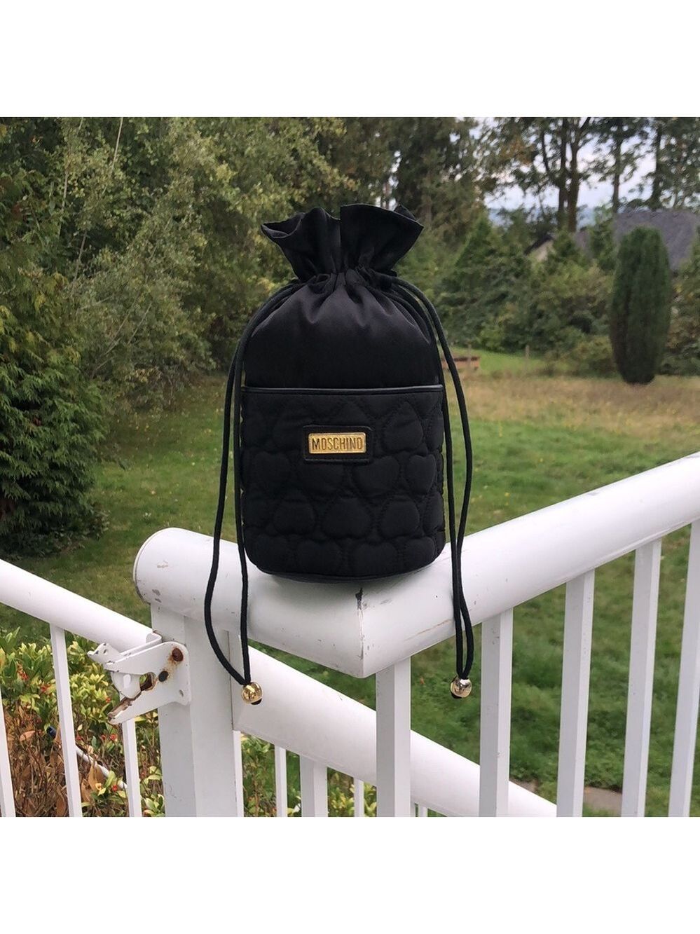 👛 Moschino Bucket Pouch Bag